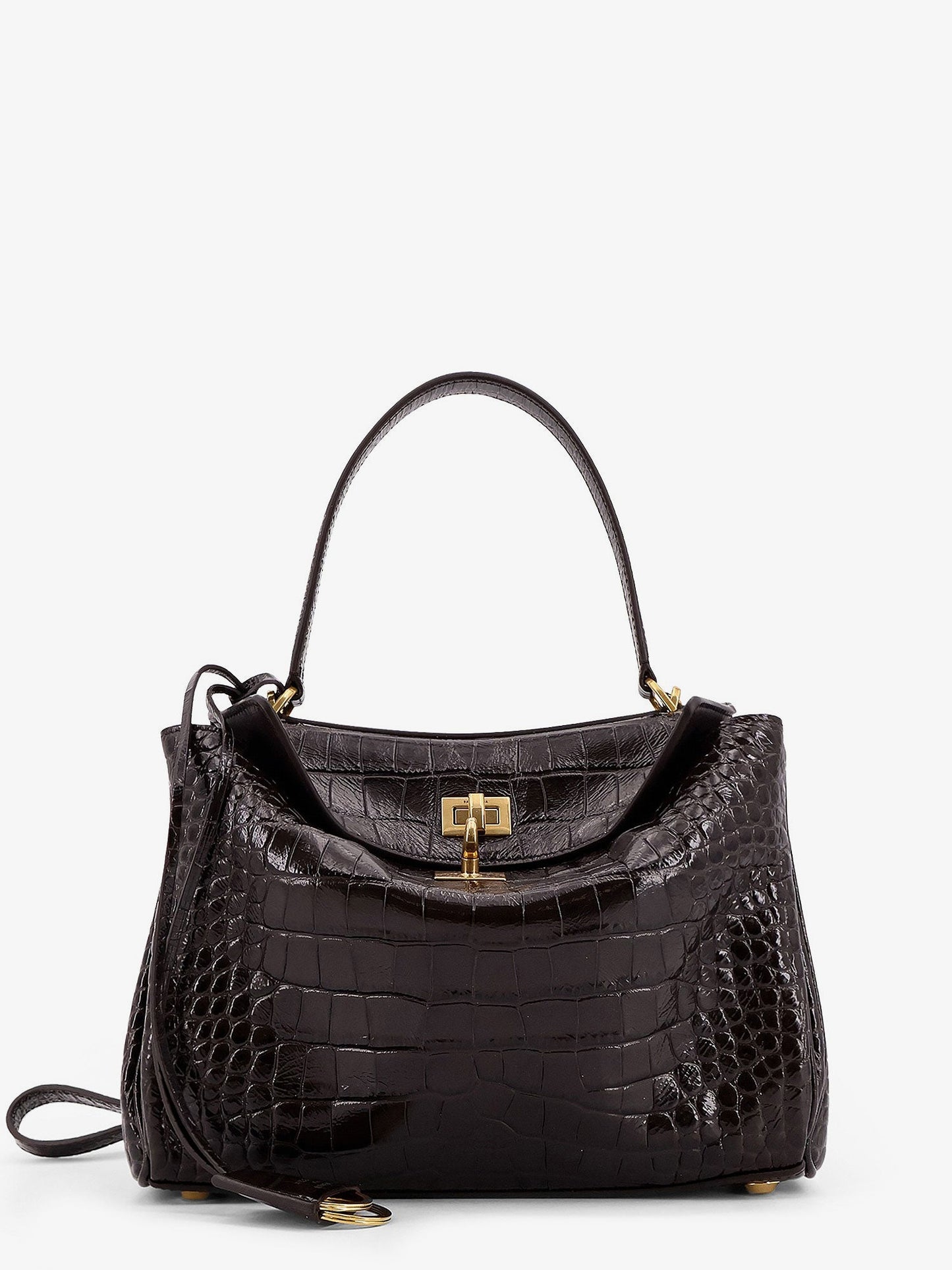 Balenciaga Rodeo S Suede Crossbody Bag