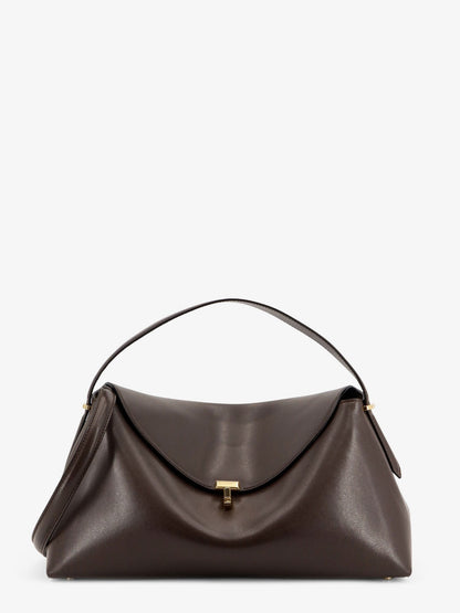 Toteme T Lock Leather Shoulder Bag
