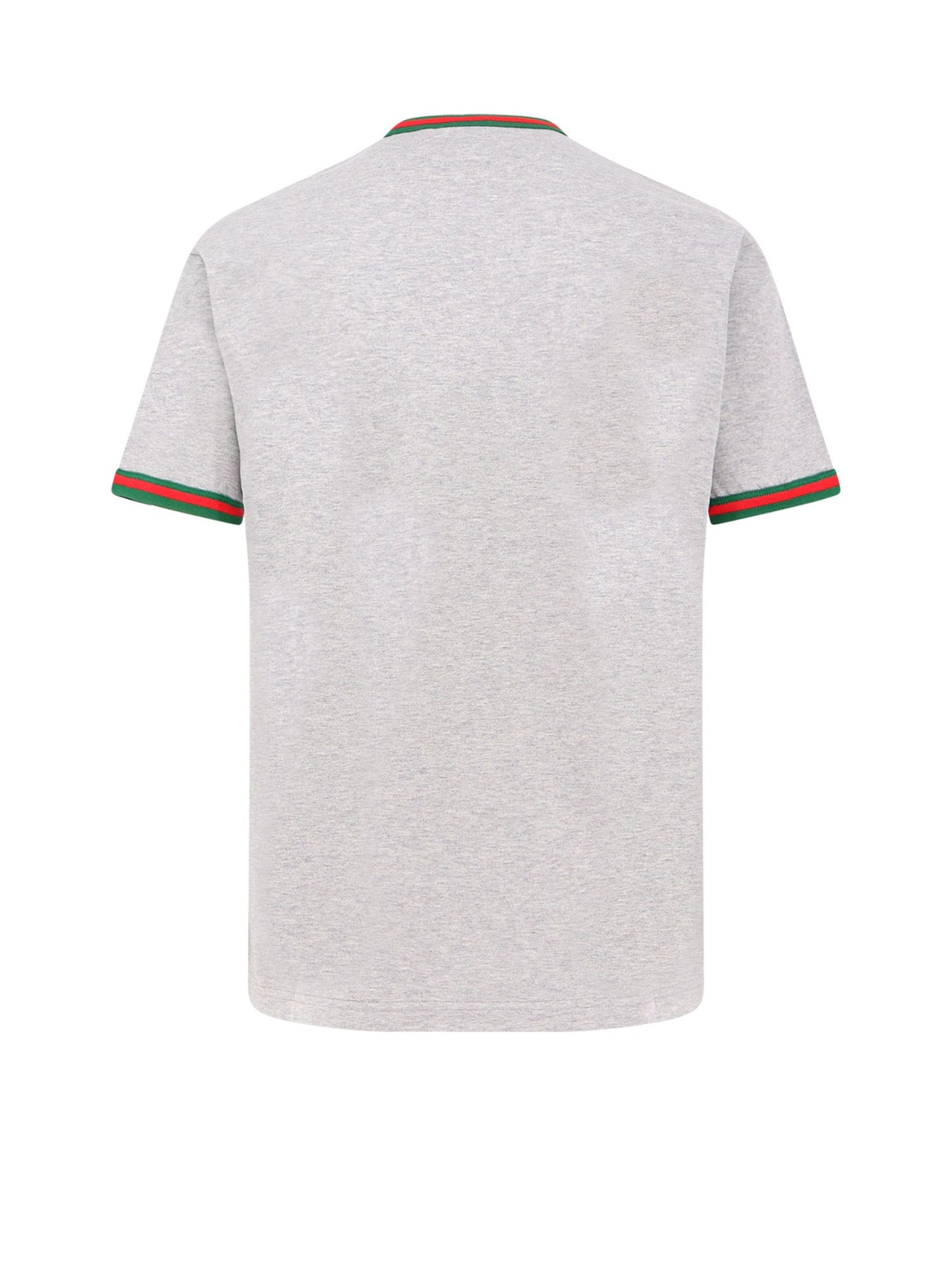 Gucci Cotton T Shirt With Web Detail