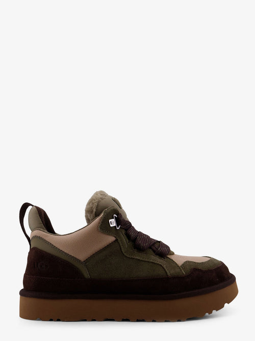 Ugg Lowmel suede and nylon sneakers - Burnt Olive / Mustard Seed