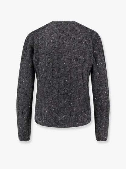 BRUNELLO CUCINELLI - Wool blend sweater with all-over sequins