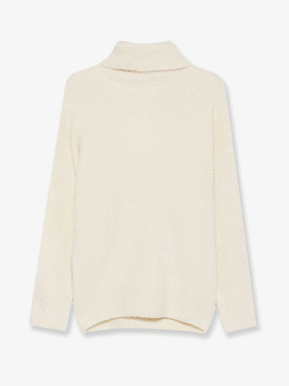 Toteme Bouclé Alpaca Blend Turtleneck