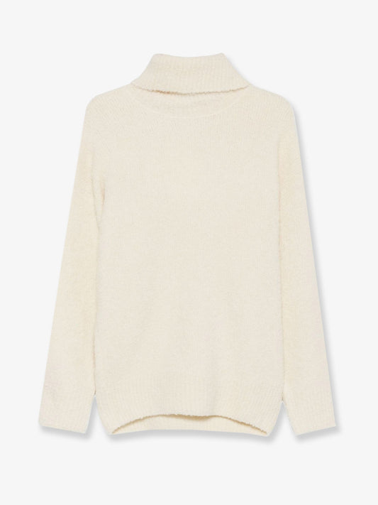 Toteme Bouclé Alpaca Blend Turtleneck