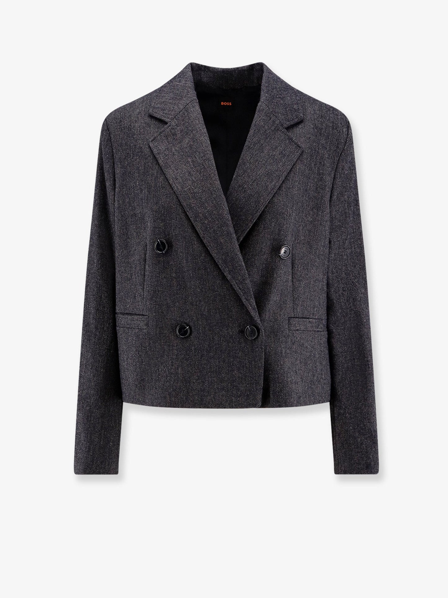Boss Jafleni Double Breasted Wool Blend Blazer