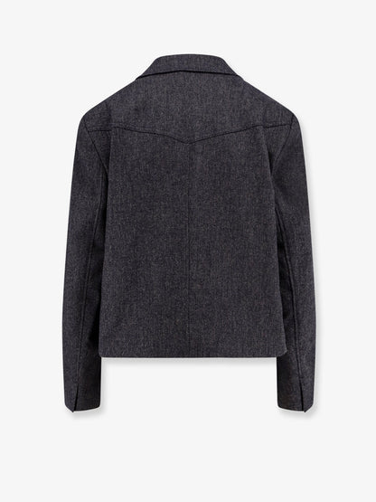Boss Jafleni Double Breasted Wool Blend Blazer