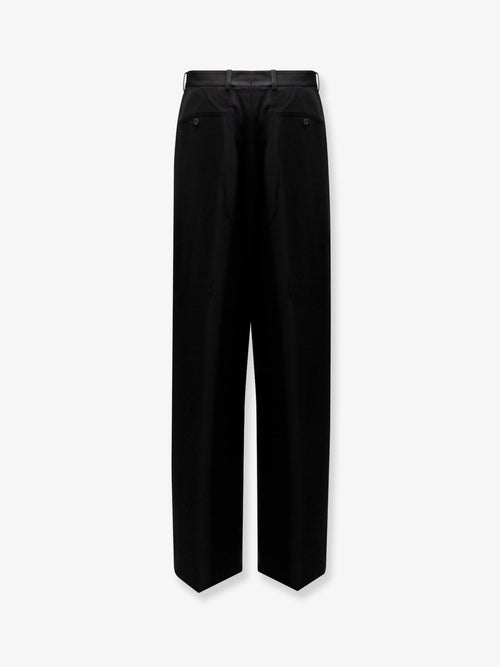 Toteme Viscose and wool trousers - Black