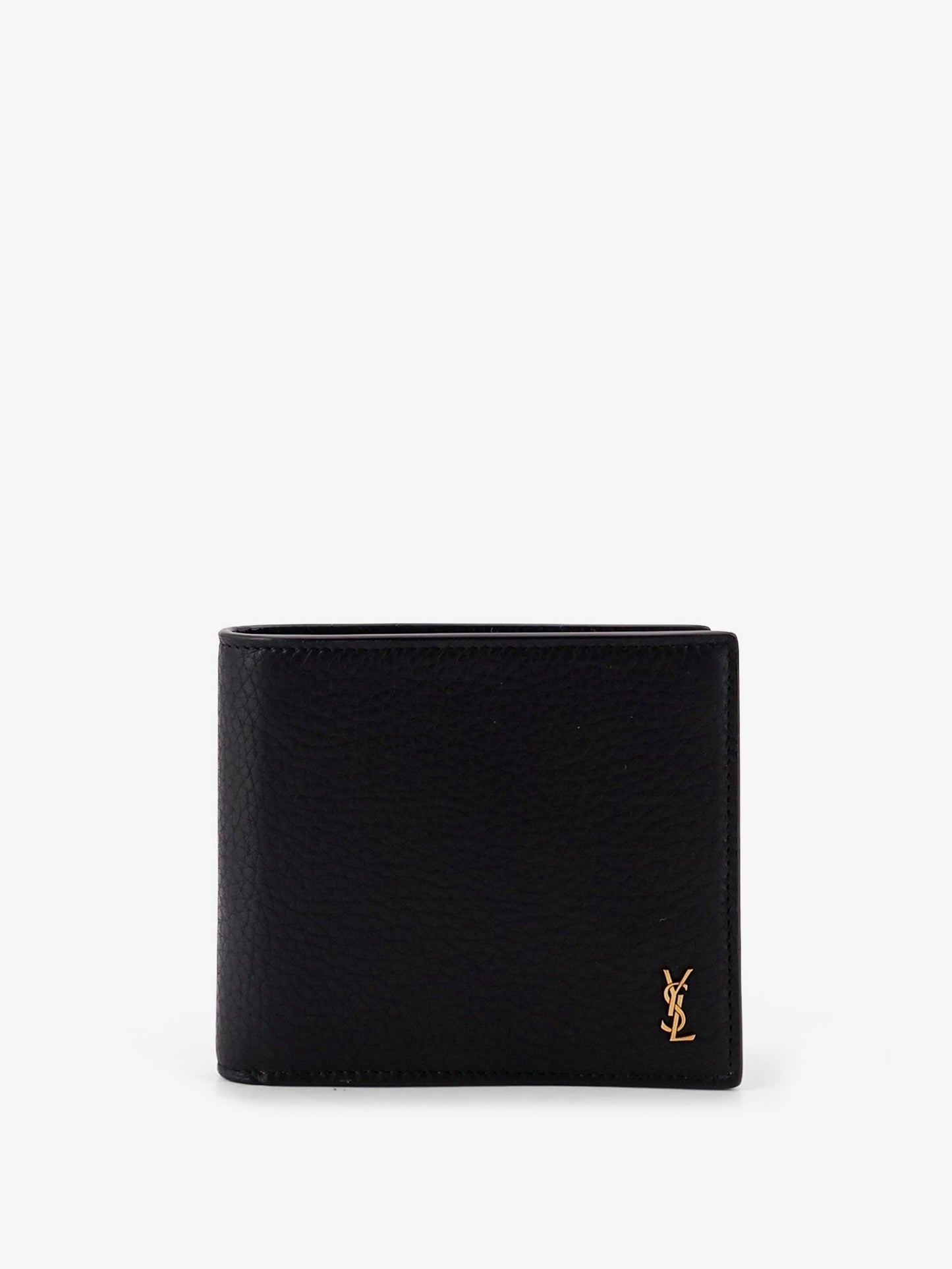 Saint Laurent Tiny Hammered Leather Wallet