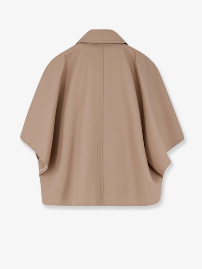Max Mara Mxapaggio cotton cape - Albino