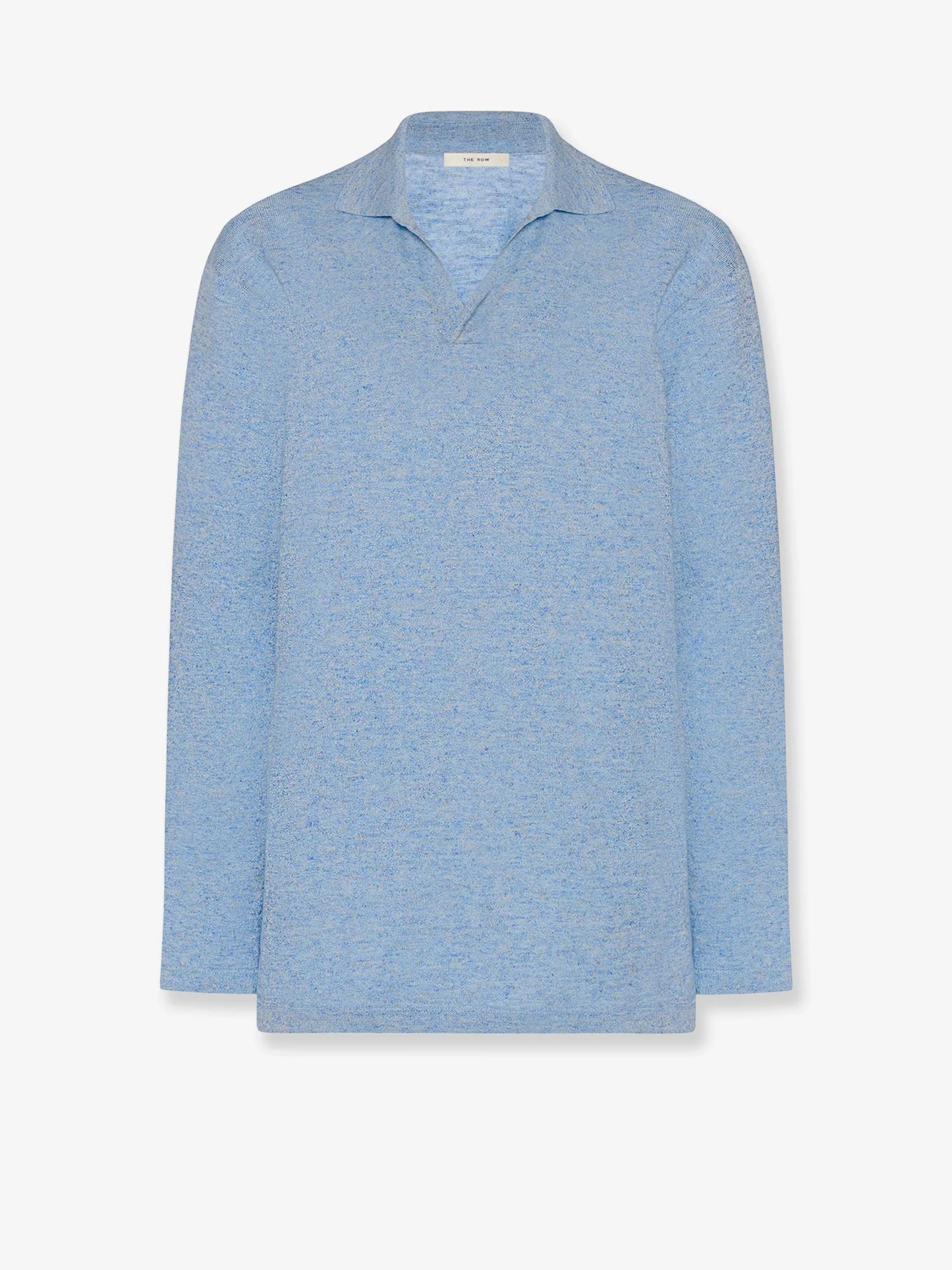 The Row Niosa Polo Shirt In Cotton And Linen