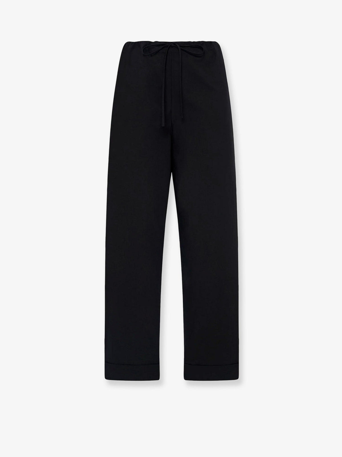 The Row Delano cotton trousers - Black