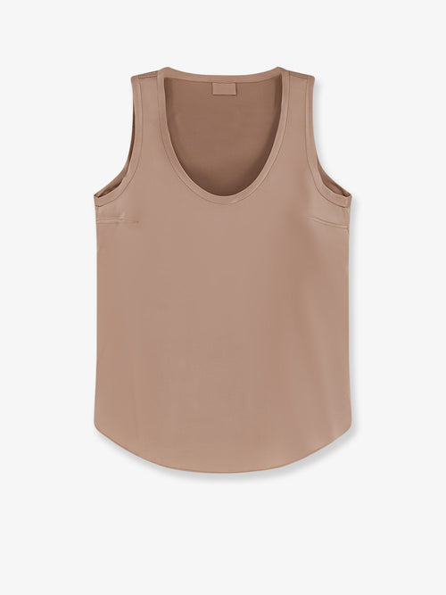 Brunello Cucinelli Stretch silk tank top - Pralines