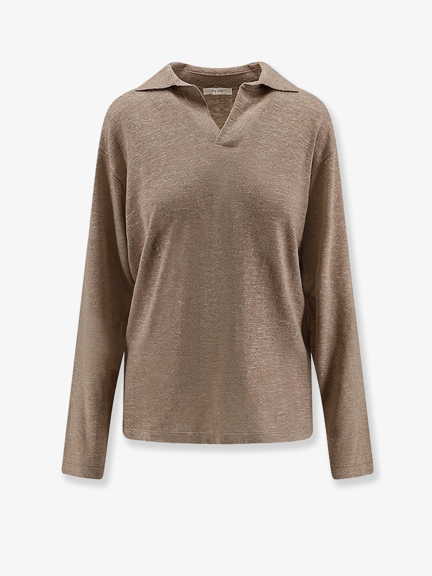 The Row Niosa Polo Shirt In Cotton And Linen