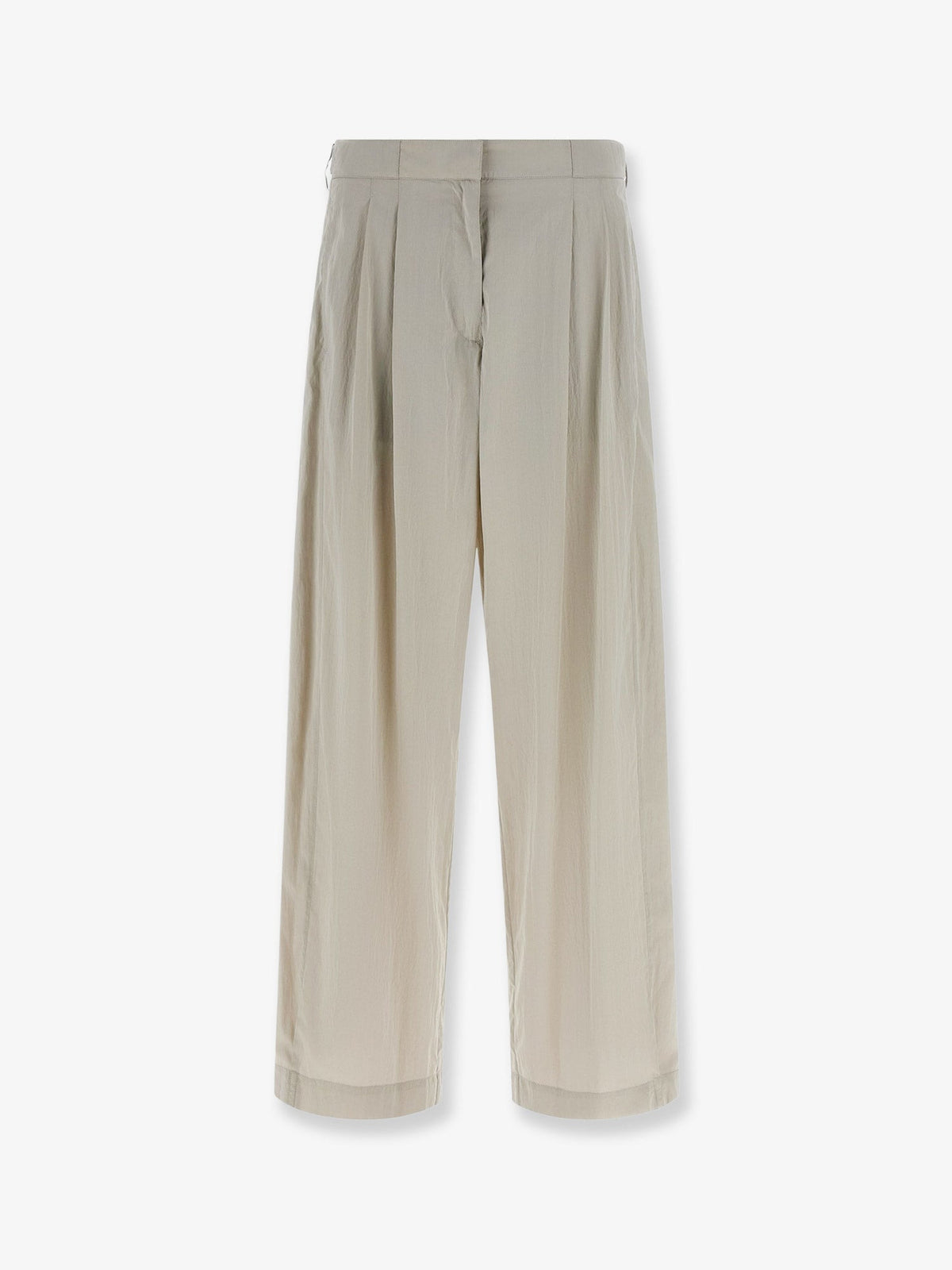 The Row Iven silk and nylon trousers - Smoke Grey