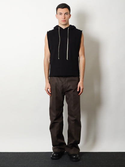 Rick Owens Sleeveless organic cotton sweatshirt - Black