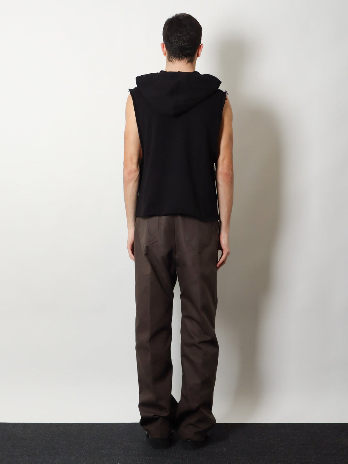 Rick Owens Sleeveless organic cotton sweatshirt - Black