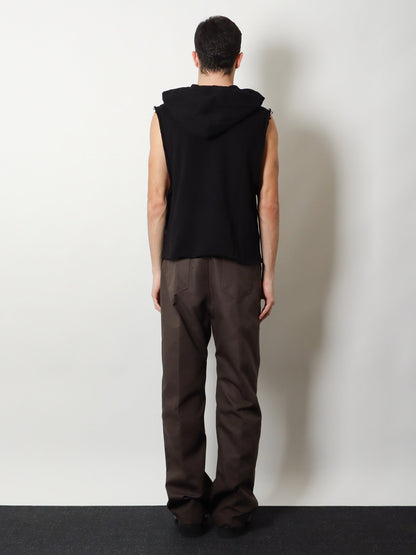 Rick Owens Sleeveless organic cotton sweatshirt - Black