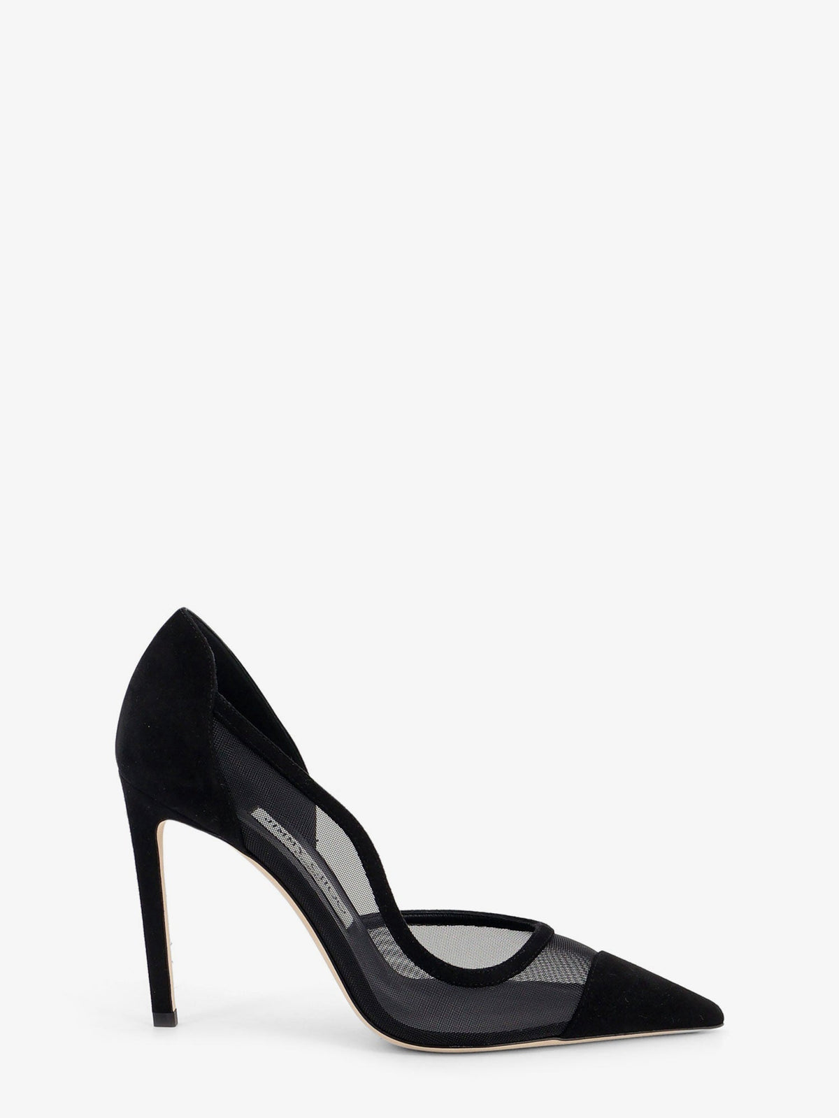Jimmy Choo Brigitte 100 suede décolleté - Black