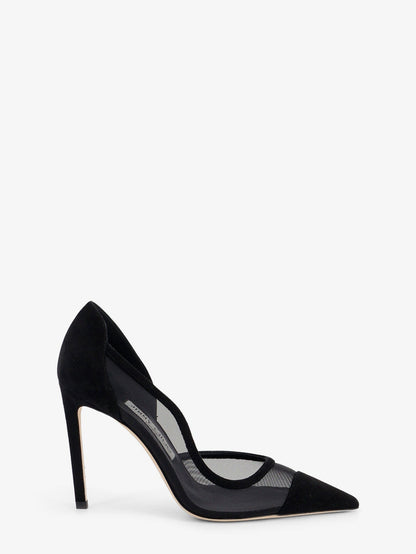 Jimmy Choo Brigitte 100 suede décolleté - Black