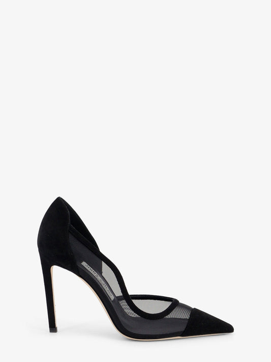 Jimmy Choo Brigitte 100 suede décolleté - Black