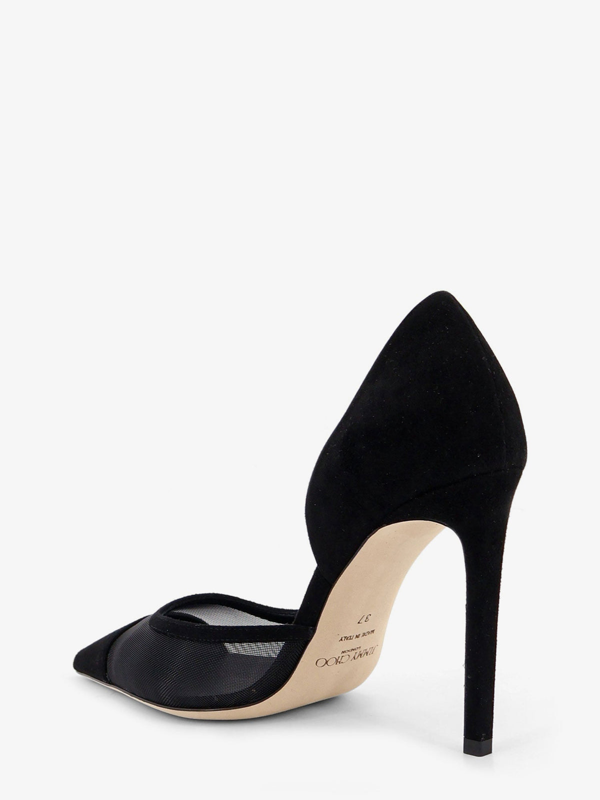 Jimmy Choo Brigitte 100 suede décolleté - Black