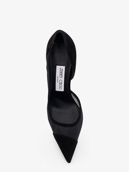 Jimmy Choo Brigitte 100 suede décolleté - Black
