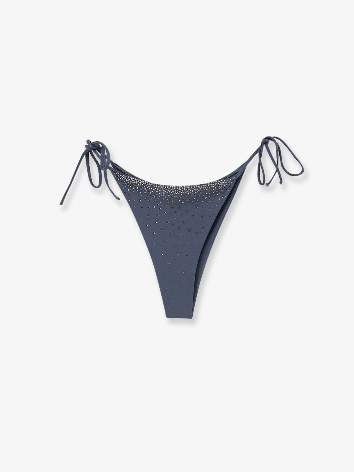 MC2 Saint Barth Marielle nylon beach briefs with rhinestones - Shinystrass