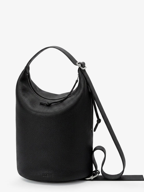 Loewe Loop Leather crossbody bag - Black