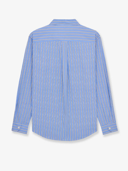 Saint Laurent Cassandre cotton shirt - Bleucraienoir