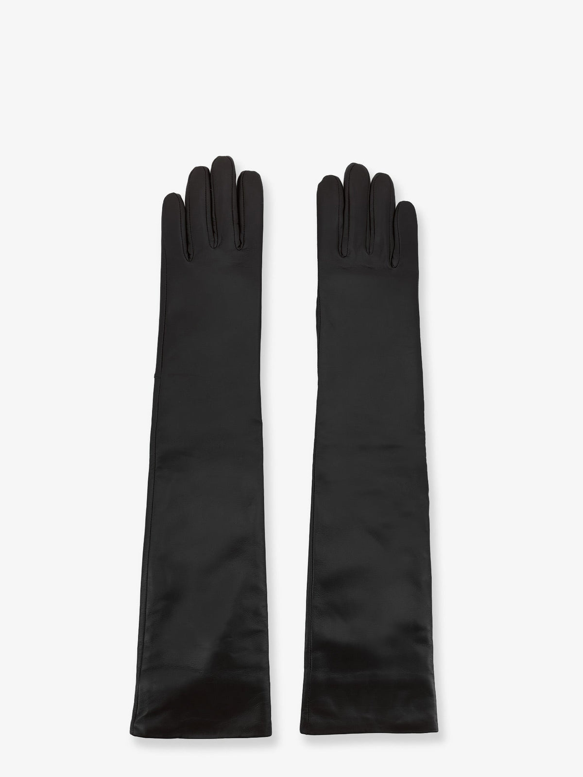 The Frankie Shop Veneto leather gloves - Black