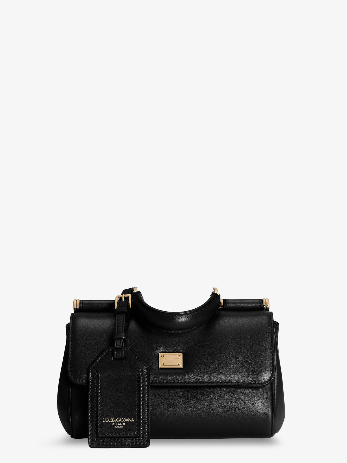 Dolce & Gabbana My Sicily Mini Leather Handbag - Nero