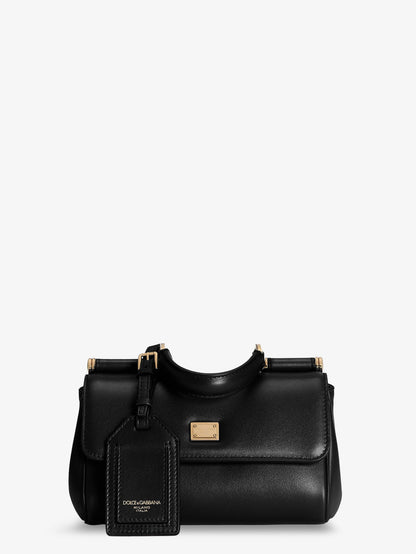 Dolce & Gabbana My Sicily Mini Leather Handbag - Nero