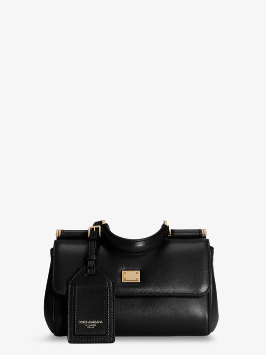 Dolce & Gabbana My Sicily Mini Leather Handbag - Nero