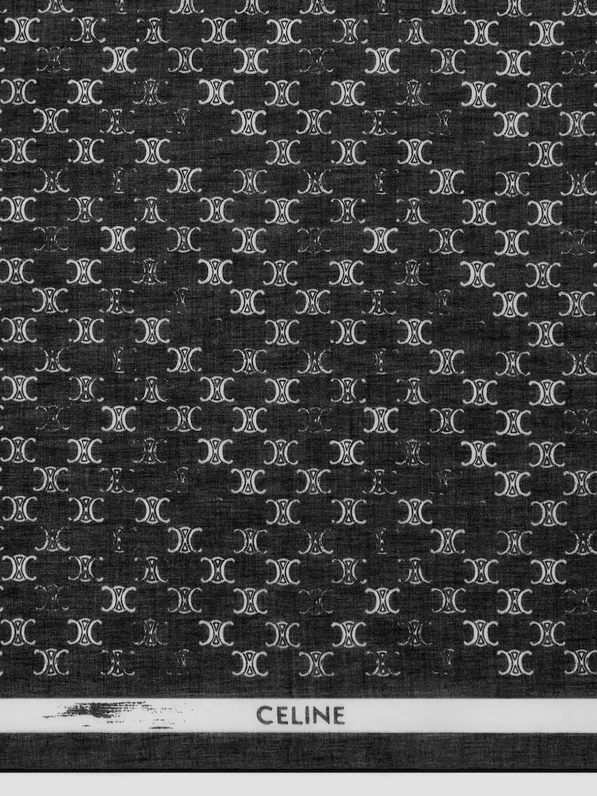 Celine Bandana cotton foulard - Noircraie