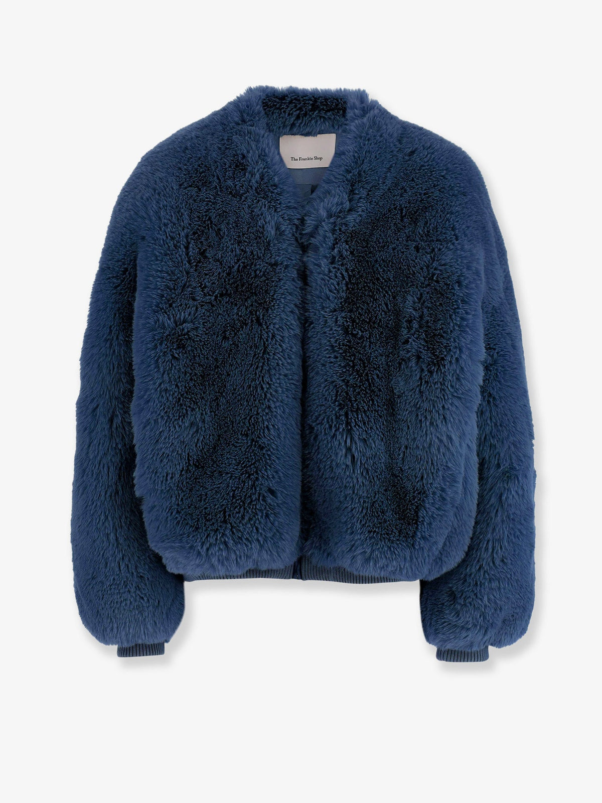 The Frankie Shop Senna faux fur jacket - Navy