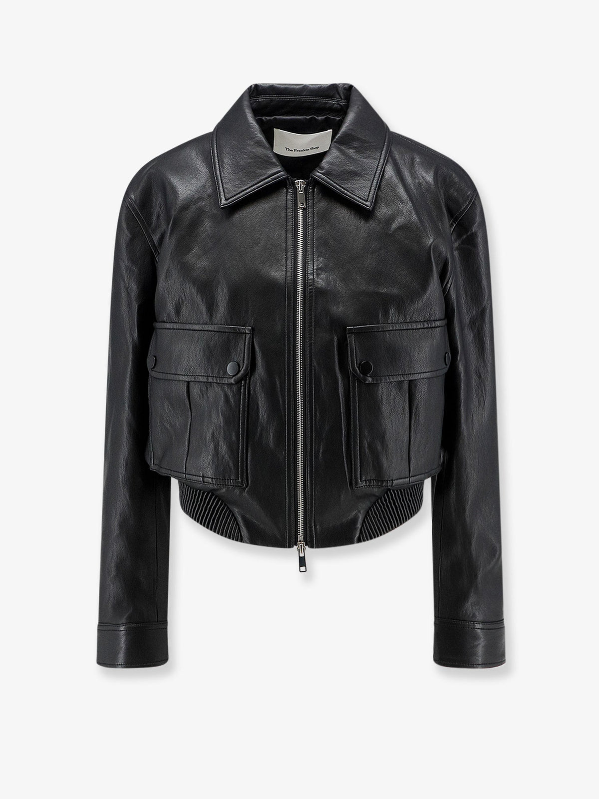 The Frankie Shop Faux leather jacket - Black