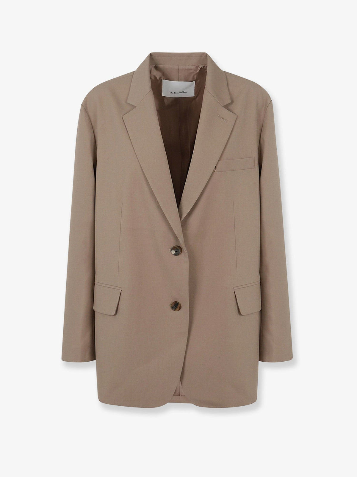 The Frankie Shop Bea oversized blazer - Latte