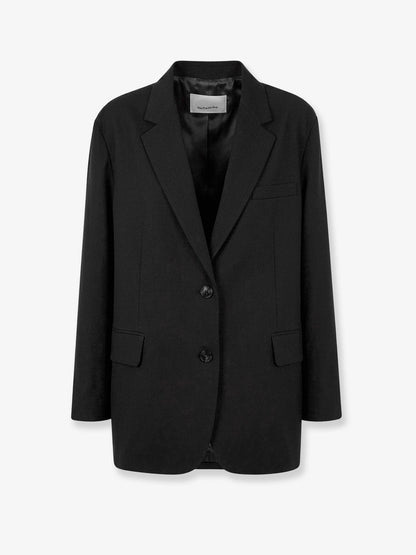 The Frankie Shop Bea oversized blazer - Black