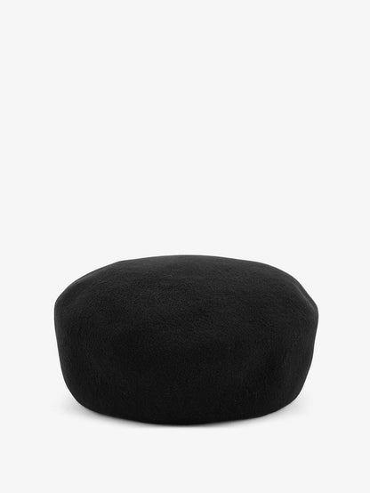 The Frankie Shop Noxley Pillbox wool beret - Black