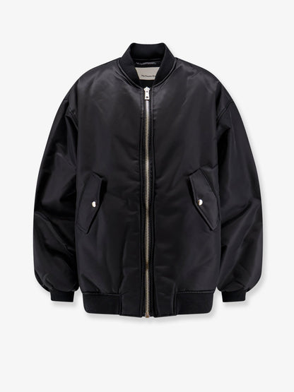 The Frankie Shop Astra nylon jacket - Black