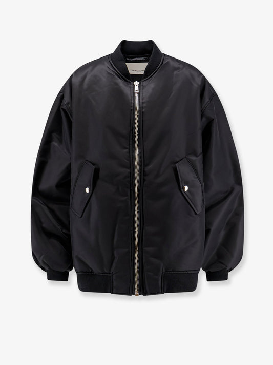 The Frankie Shop Astra nylon jacket - Black