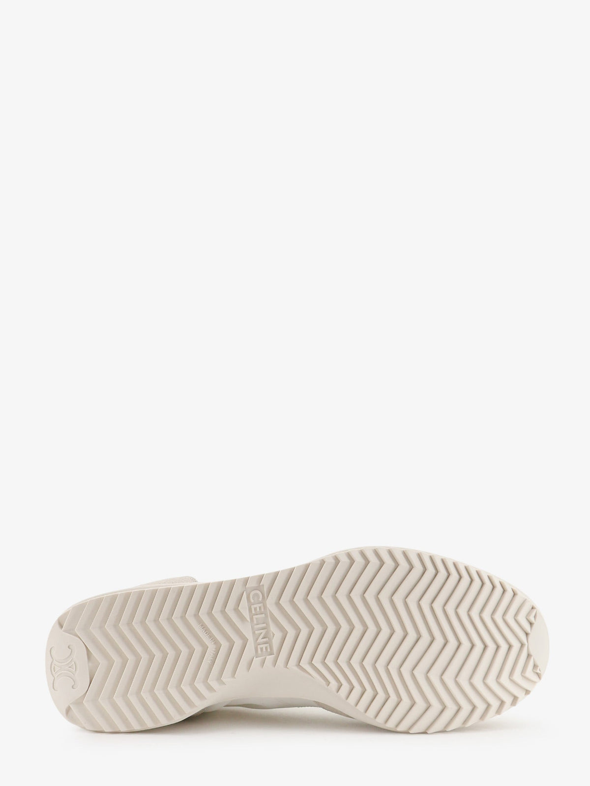 Celine Nylon Racer sneakers with Triomphe logo on the side - White