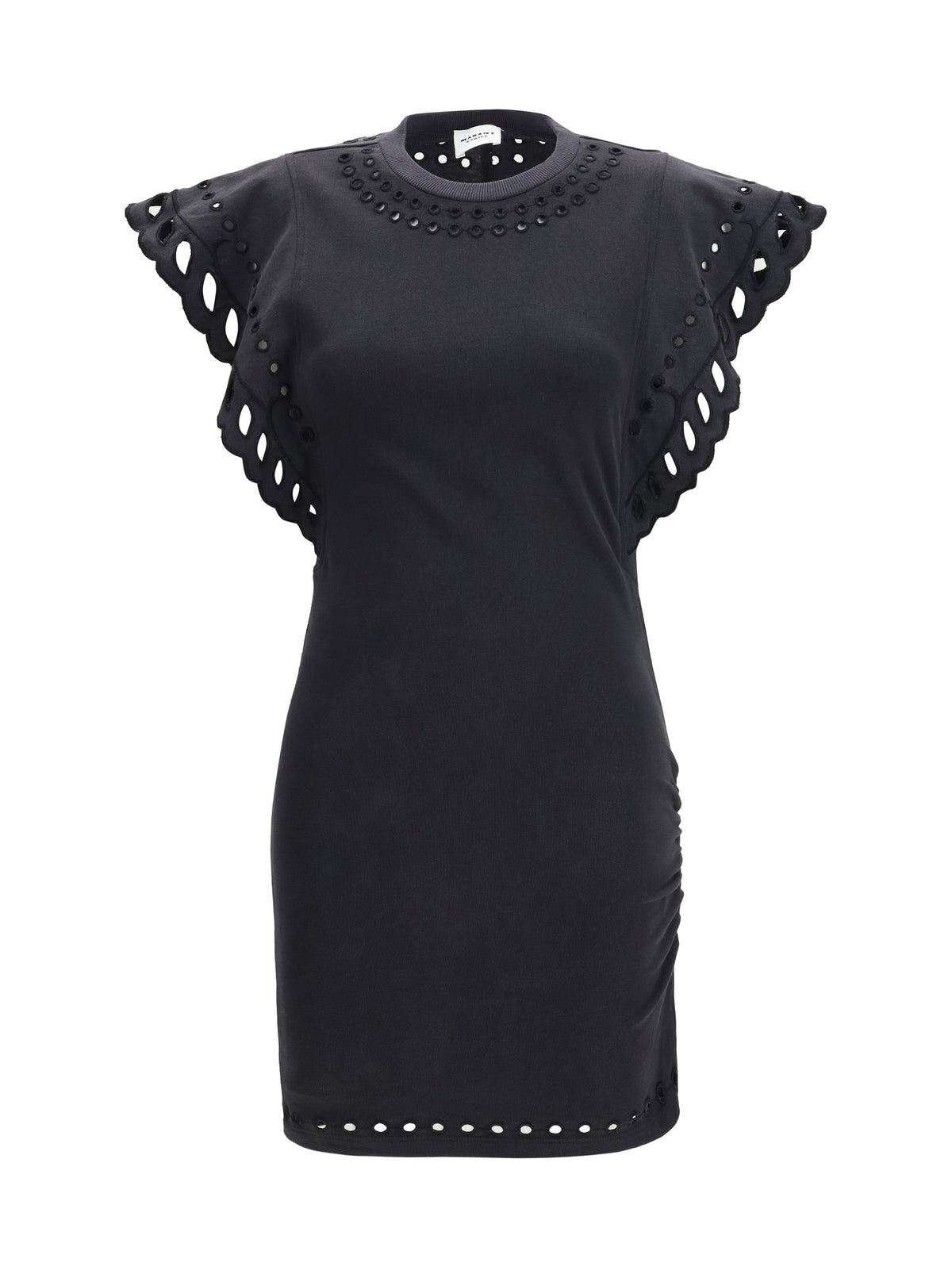 Marant Étoile Orlane cotton and broderie Orlane Dress - Faded Black