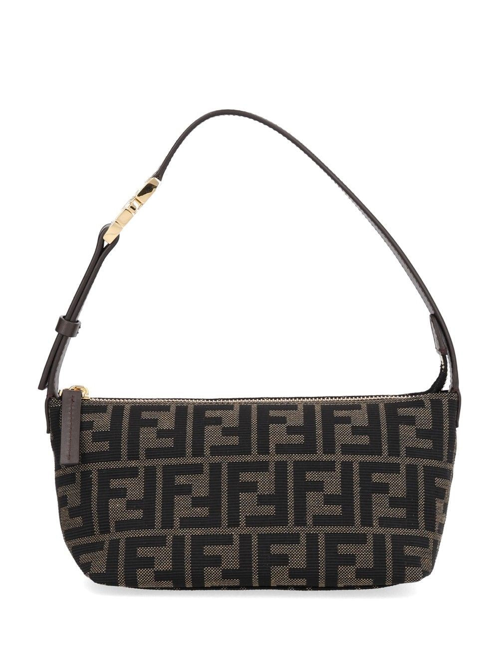 Fendi Small "Vanity" Pouch - Brown