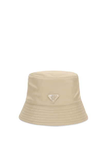 Prada Re-Nylon Bucket Hat - Camel