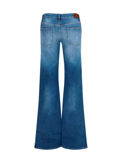 GUCCI Stretch cotton Jeans with Horsebit