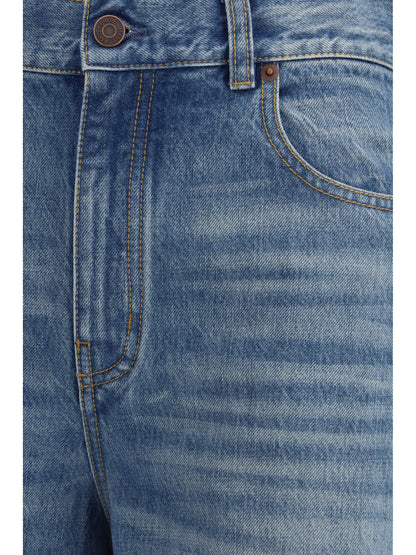 Chloé High-Rise Wide-Leg Jeans - Dream Blue