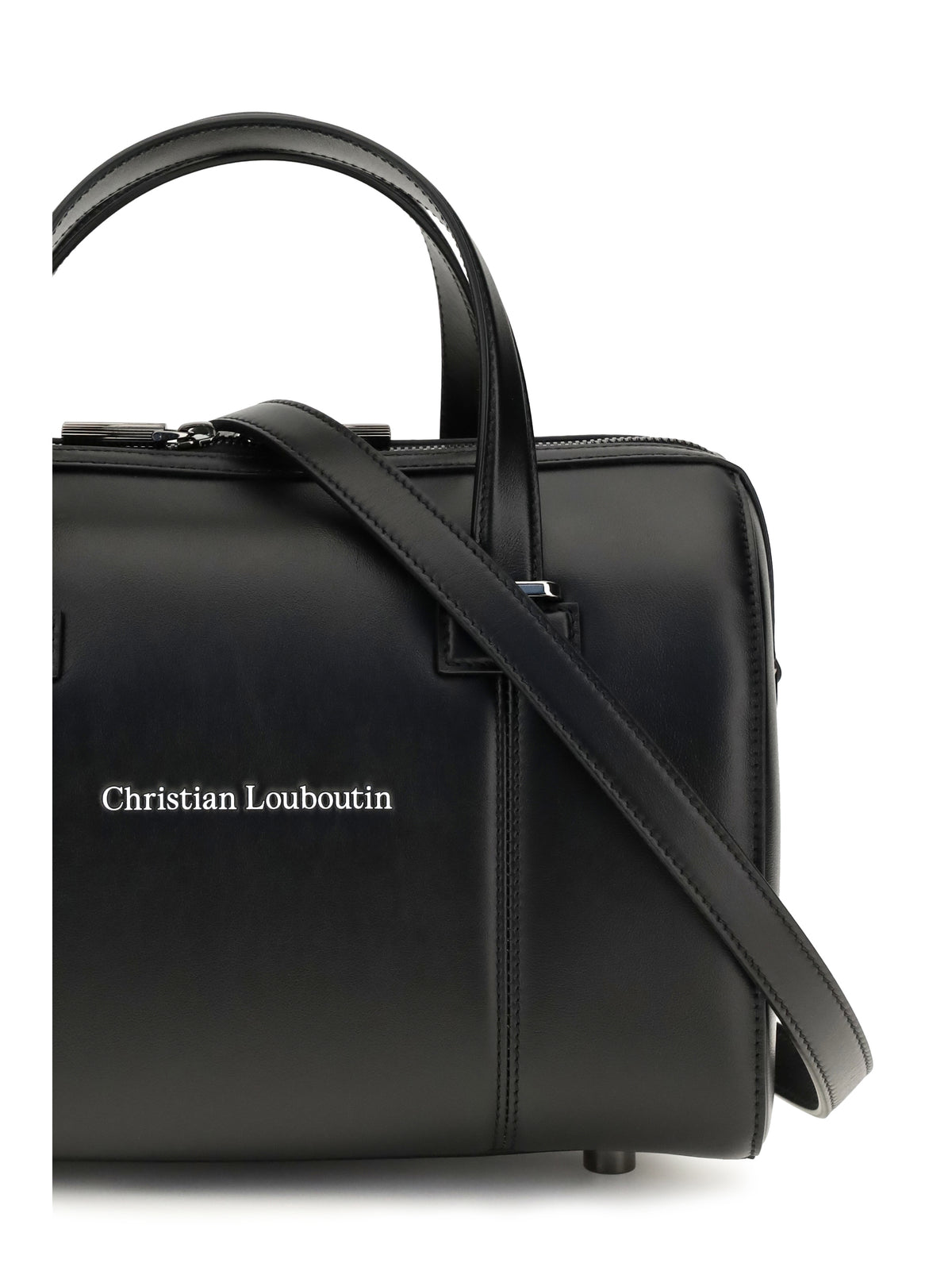 Christian Louboutin Small Tactical leather Handbag - Black