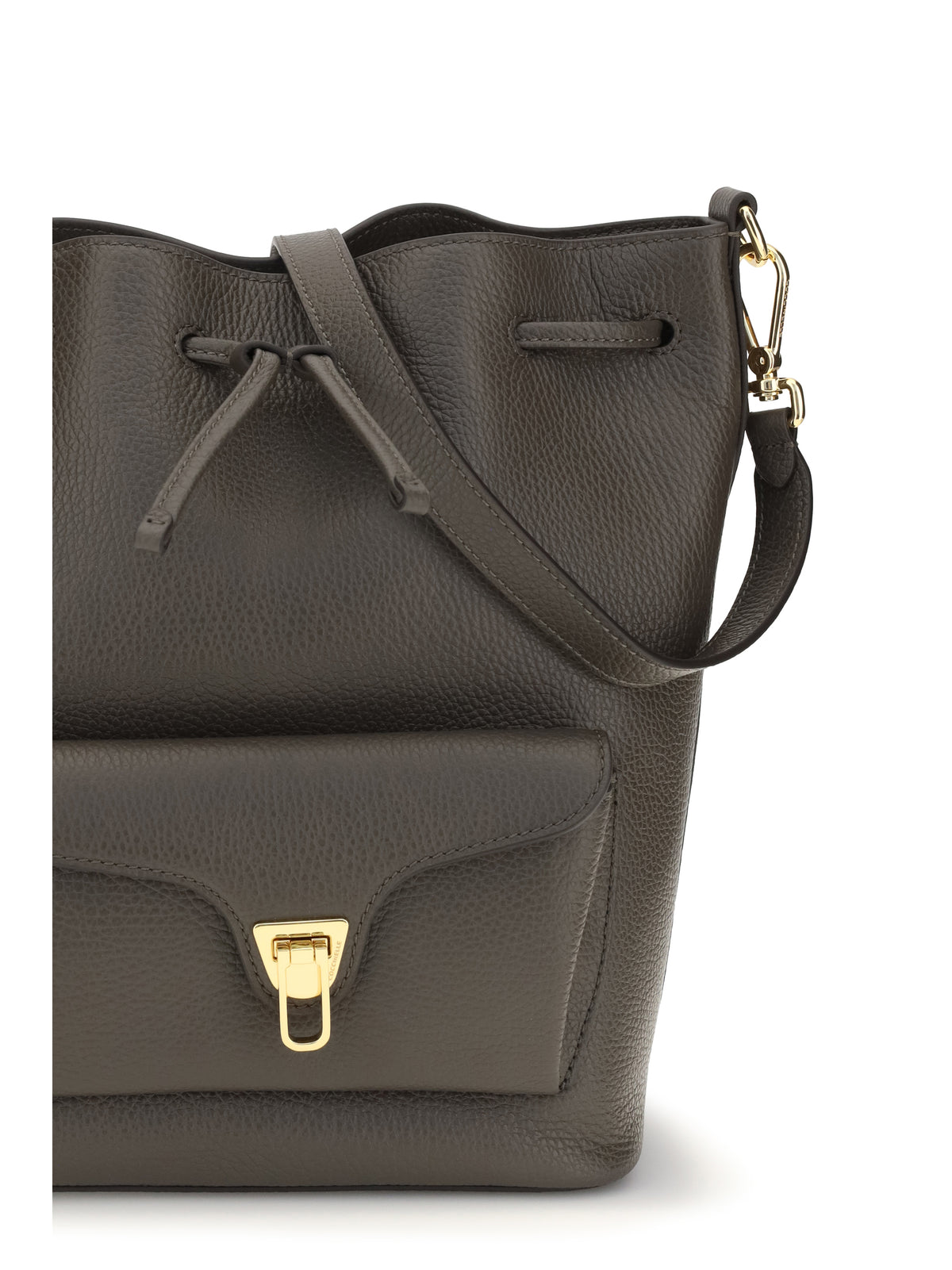 Coccinelle Beat Generation Bucket Bag - Mud
