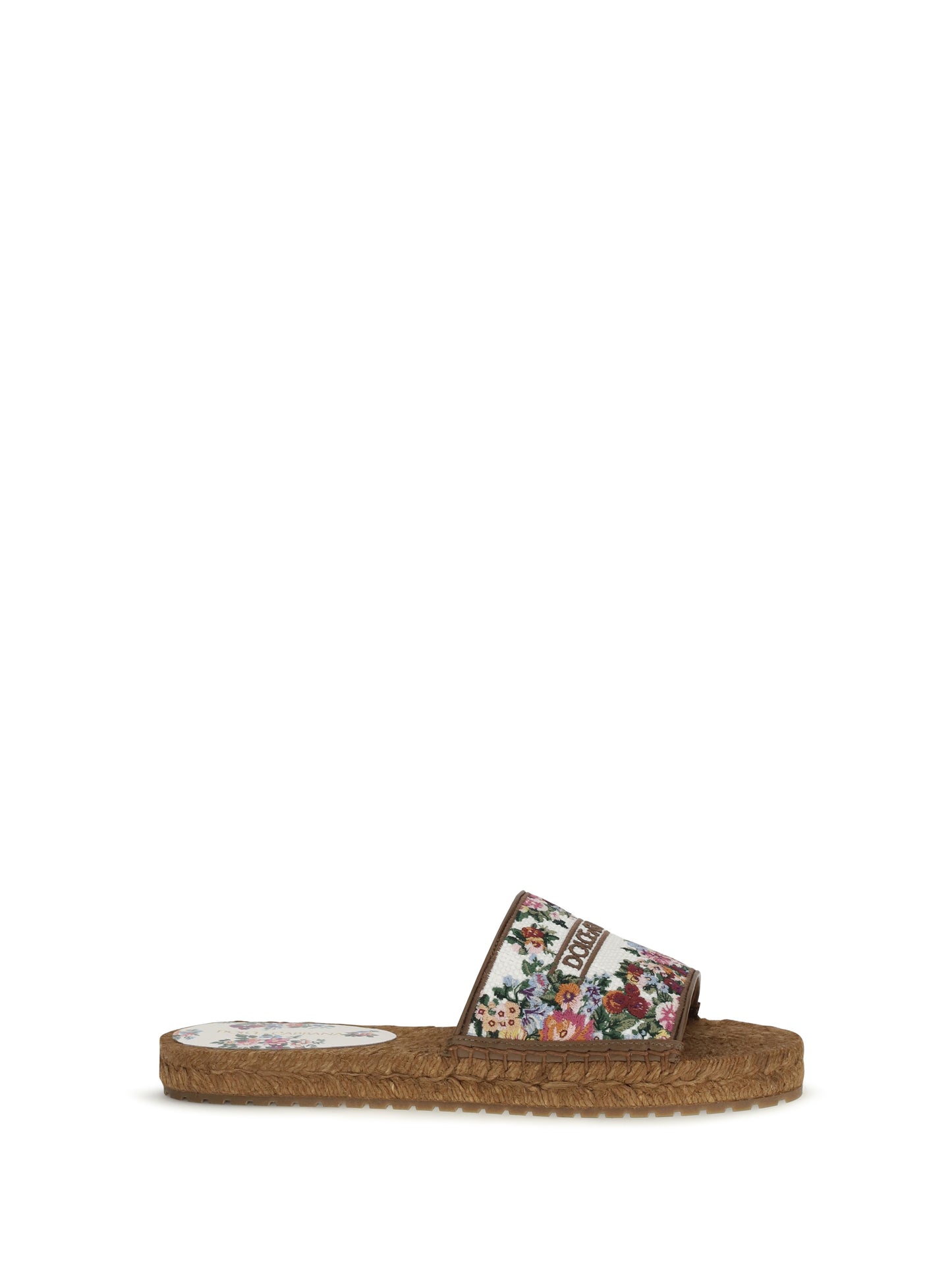 DOLCE & GABBANA Embroidered espadrille Sandals
