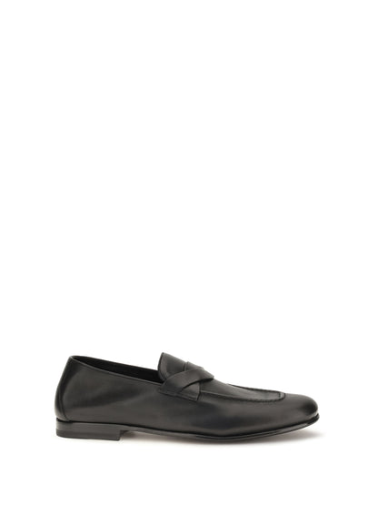 Tom Ford Gigi Loafers with woven strap - Black